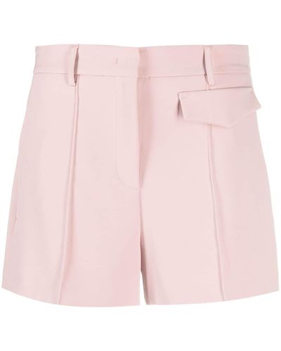 Blanca Vita Pressed-crease Short Shorts - Pink