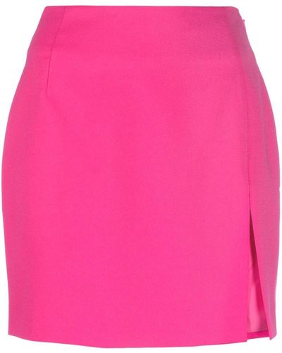 ANDAMANE Gioia Side-slit Miniskirt - Pink