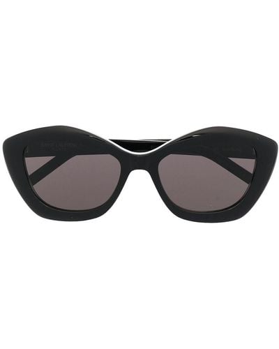 Saint Laurent Sl68 Cat-eye Frame Sunglasses - Black