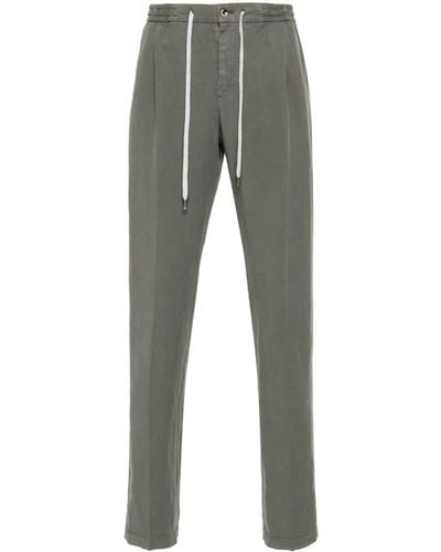 PT Torino Drawstring-fastening Pants - Grey