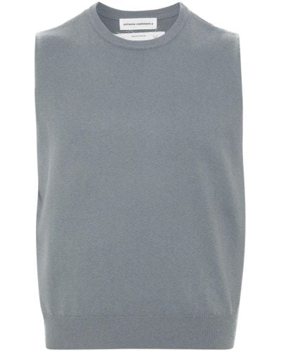 Extreme Cashmere N°156 Be Now Knitted Vest - Gray