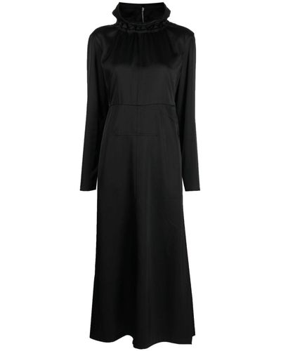 Robes Satin Longue Manche Longue pour femme - Jusqu'à -70 % | Lyst