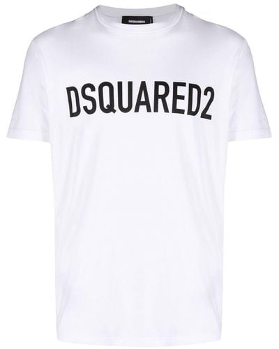 DSquared² 'cool' Logo Print T -shirt - Wit