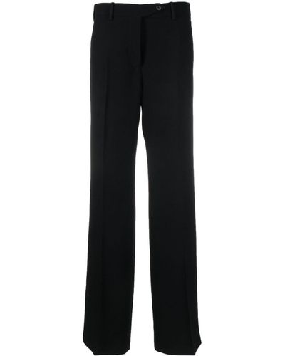 N°21 High-Waist-Hose mit weitem Bein - Schwarz