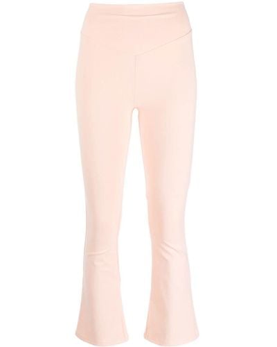 Live The Process Jupiter Flared Track Trousers - Pink