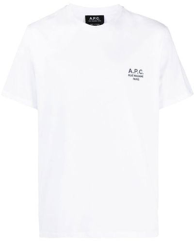 A.P.C. ロゴ Tシャツ - ホワイト