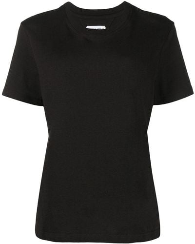 Bottega Veneta T-shirt Met Ronde Hals - Zwart