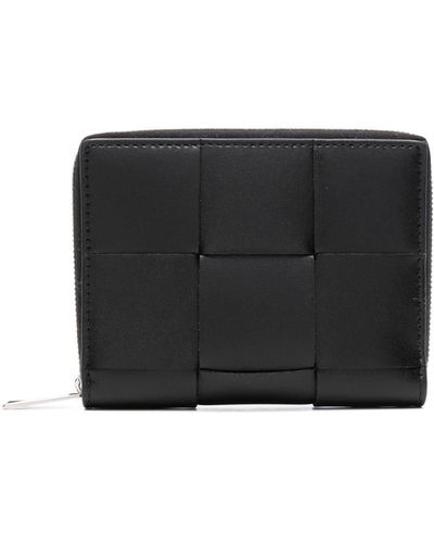 Bottega Veneta Cassette Zip-around Wallet - Black