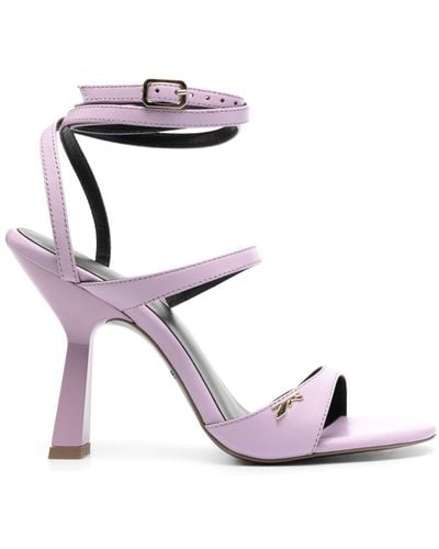 Patrizia Pepe 100mm Leather Sandals - Pink