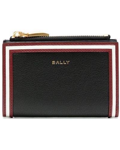 Bally Bi-fold leather wallet - Noir