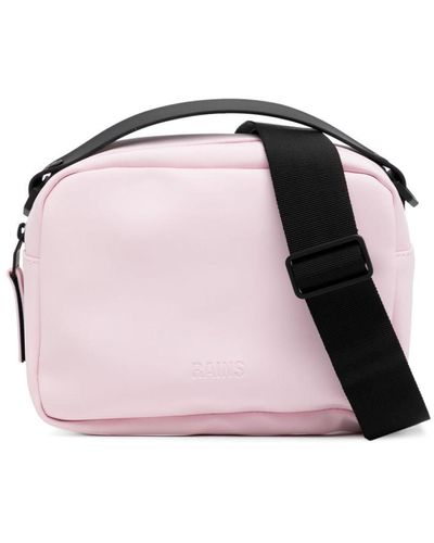 Rains B Box Crossbodytas Met Logo-reliëf - Roze