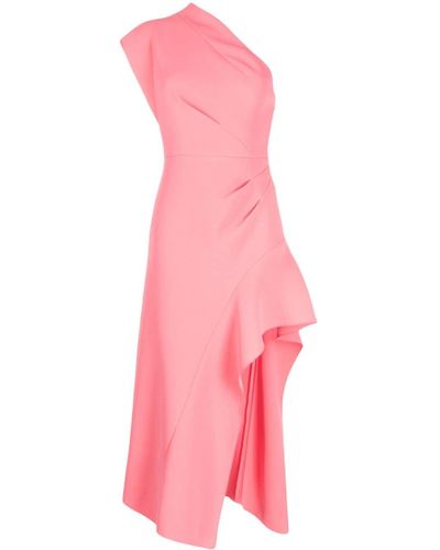 Acler Robe courte Eddington à design drapé - Rose