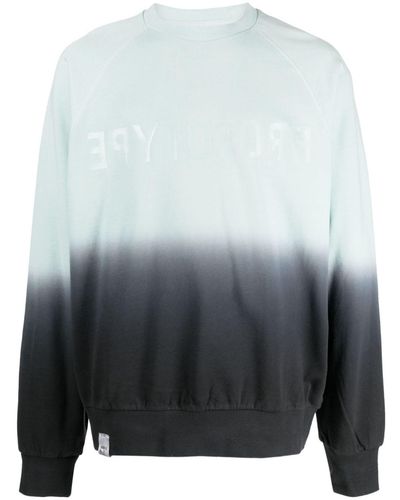 Izzue Sweatshirt mit Logo-Patch - Grau