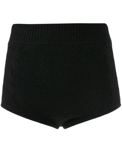 Cashmere In Love Mimie Knitted Knicker Shorts - Black