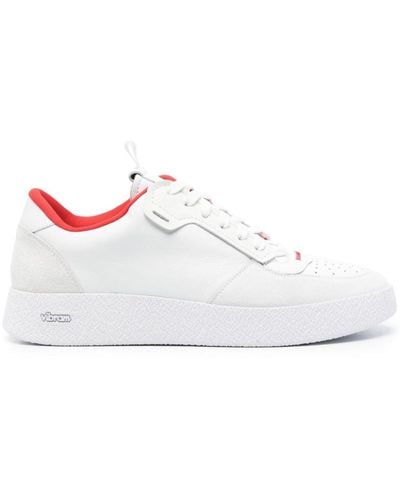 Vic Matié Paneled Leather Sneakers - White