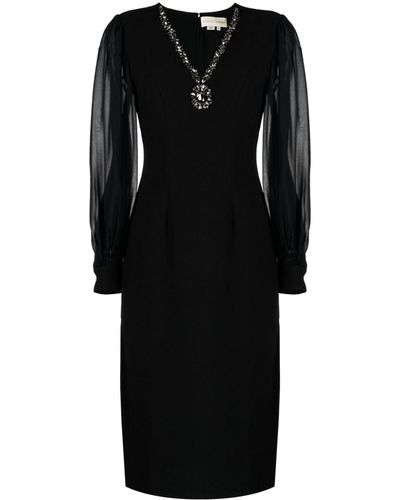 Sachin & Babi Alanz Crystal-embellished Dress - Black
