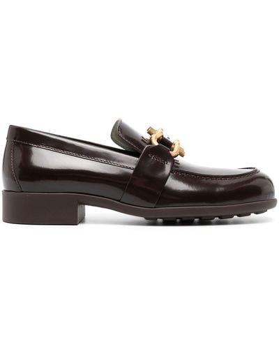 Bottega Veneta Madame leather loafers - Braun