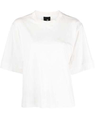 Thom Krom T-shirt à manches mi-longues - Blanc
