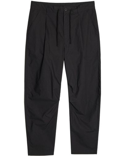 John Elliott Studio Tapered Cotton Trousers - Blue