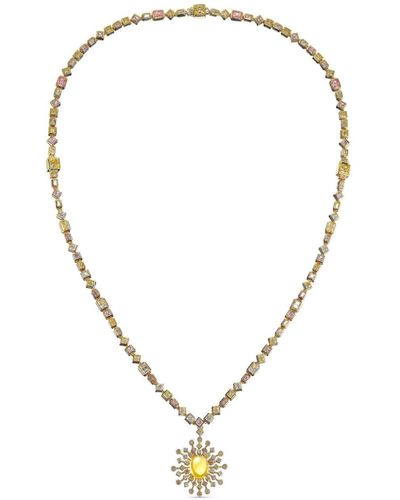 Anabela Chan 18kt Yellow Gold Spectra Multi-stone Necklace - Metallic