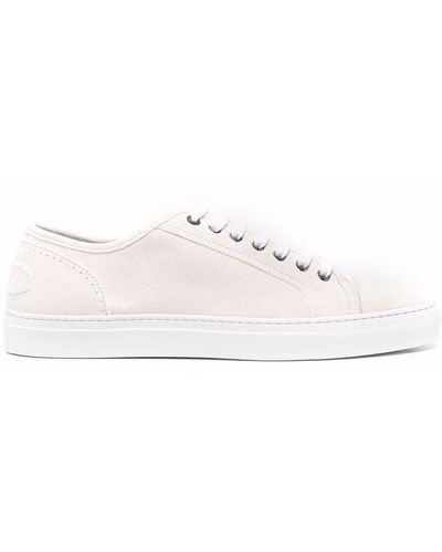 Brioni Leren Sneakers - Wit