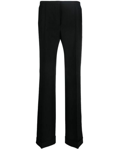 Philosophy Di Lorenzo Serafini Pressed-crease Tailored Trousers - Black