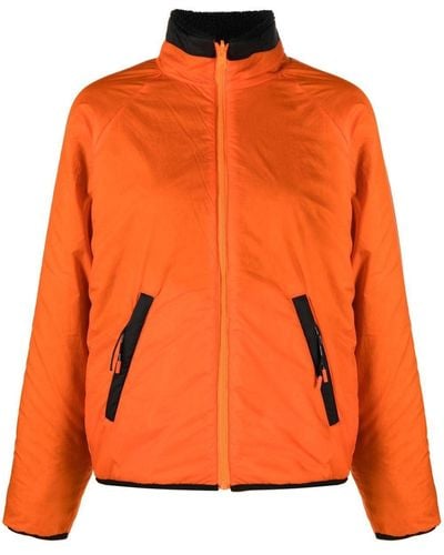 Woolrich Curly Reversible Fleece Jacket - Orange