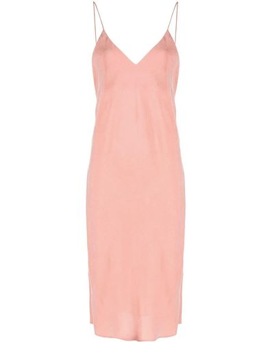 Anine Bing Bay V-neck Slip Dress - Pink