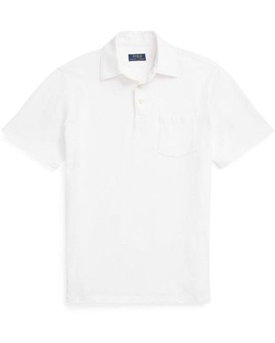 Polo Ralph Lauren Chest-pocket Short-sleeve Polo Shirt - White