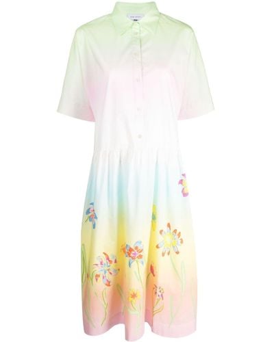 Mira Mikati Hemdkleid mit "Meadow of Joy"-Print - Mehrfarbig