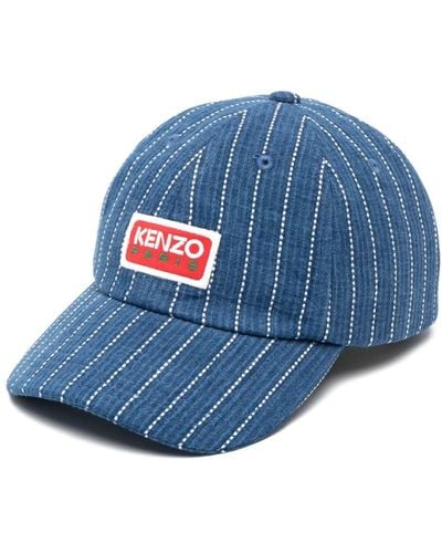 KENZO Cappello da baseball con applicazione - Blu