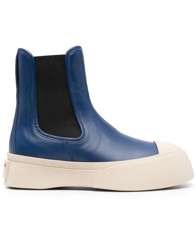 Marni Shoes > Boots > Chelsea Boots - Blauw