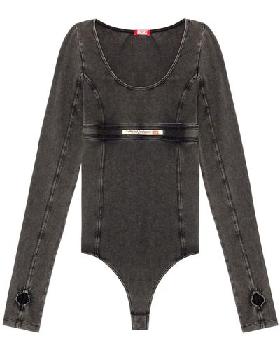 DIESEL Body Ufby-Nikla con efecto vaquero - Gris