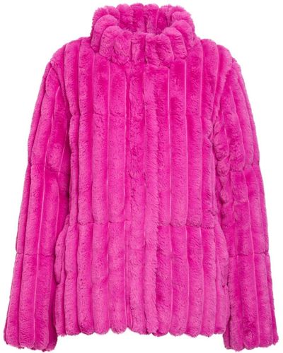 Unreal Fur Recurrence Daunenjacke aus Faux Fur - Pink