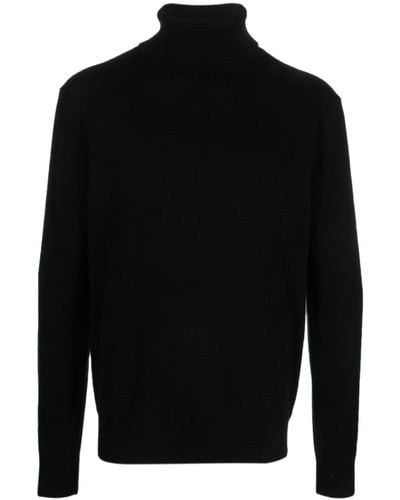 Dondup Roll-neck Fine-knit Sweater - Black