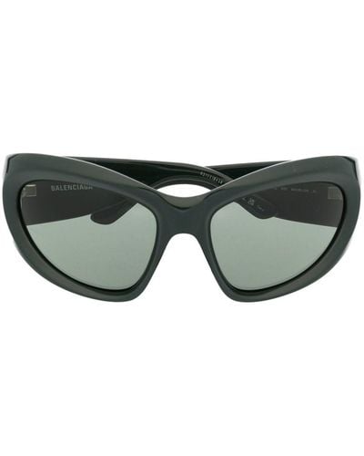 Balenciaga Cat-Eye-Sonnenbrille mit Farbverlauf - Grün