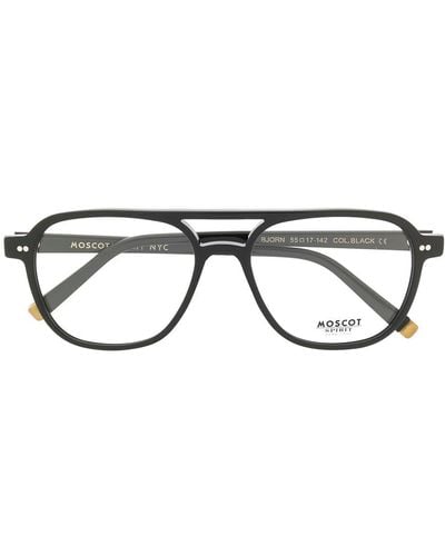 Moscot 'Bjorn' Pilotenbrille - Schwarz