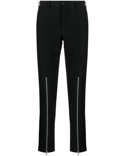 Comme des Garçons Zip-detail Skinny Pants - Black