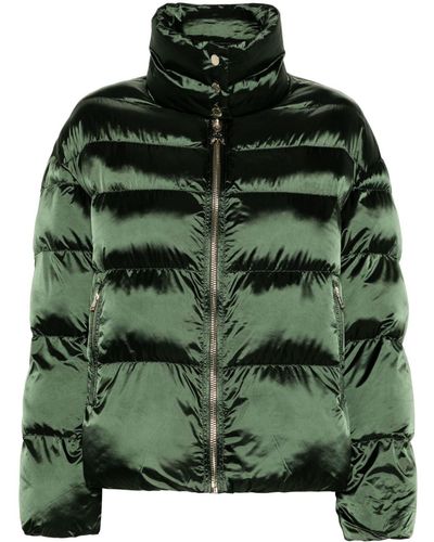 Patrizia Pepe Funnel-neck Puffer Jacket - Green