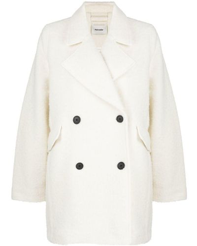 Holzweiler Double-breasted Short Coat - White