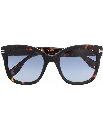 Marc Jacobs Gafas de sol cuadradas con efecto carey - Marrón