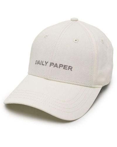 Daily Paper Logo-embroidered baseball cap - Bianco