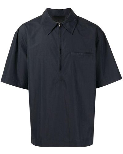 3.1 Phillip Lim Half-zip Polo Shirt - Blue