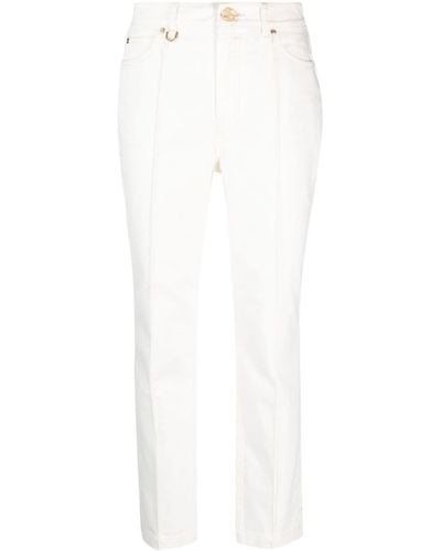 Zimmermann Jeans crop Matchmaker Capri - Bianco