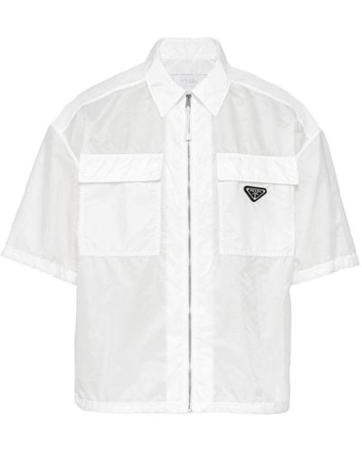 Prada Re-nylon Shirt - White