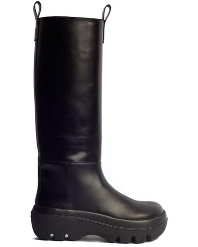 Proenza Schouler Storm leather knee-high boots - Schwarz