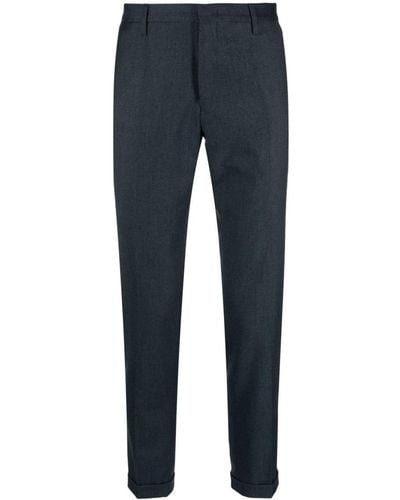 Paul Smith Tapered-leg Wool Chinos - Blue