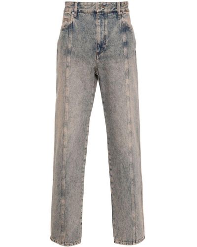 Isabel Marant Jimmy Tapered-Jeans - Grau