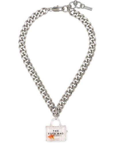 Marc Jacobs The Tote Bag Necklace - Metallic
