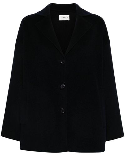 P.A.R.O.S.H. Lam Short Coat - Black
